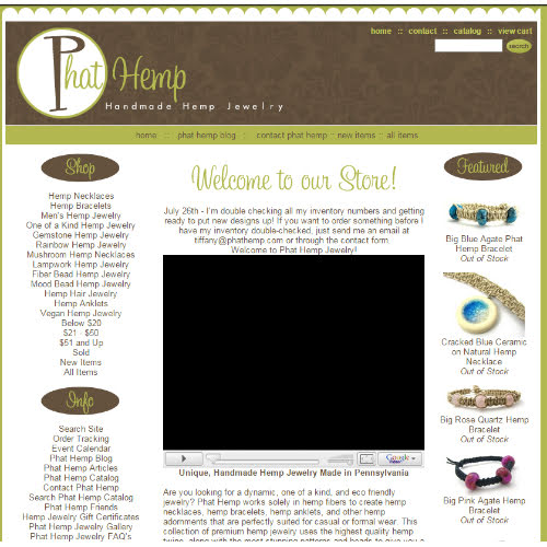 Comprehensive business marketing services for handmade jewelry company.